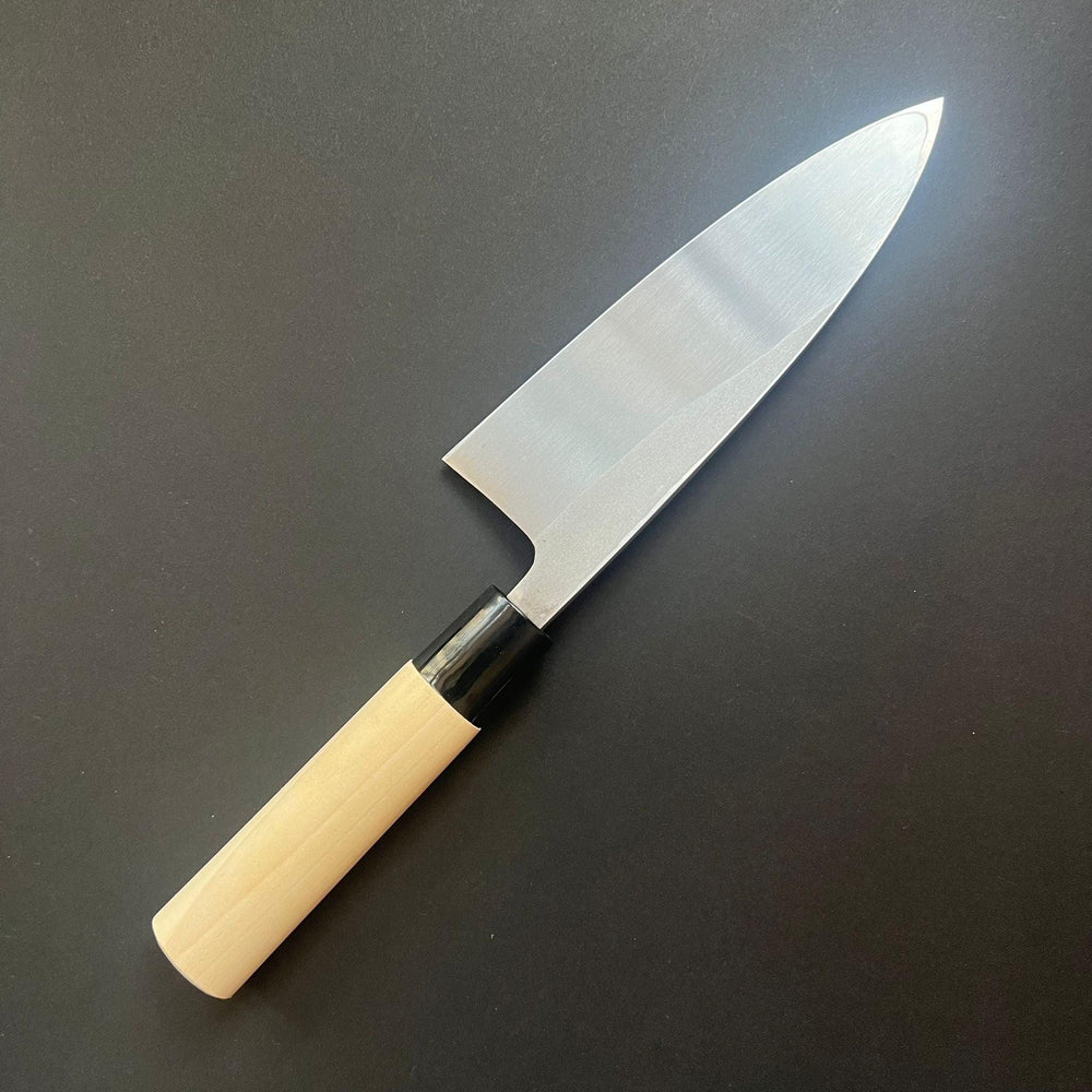 Deba Knife, Shirogami 2 Carbon Steel, Iron Clad, Polished Finish - Ittetsu - Kitchen Provisions