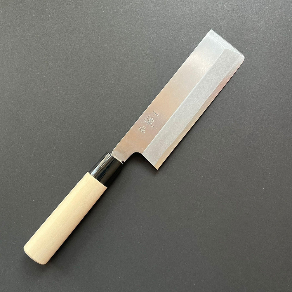 Usuba Knife, Shirogami 2 Carbon Steel, Iron Clad, Polished Finish - Ittetsu - Kitchen Provisions