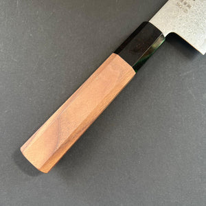 Santoku knife, SG2 stainless steel, Damascus finish, Saihyo range - Hatsukokoro - Kitchen Provisions