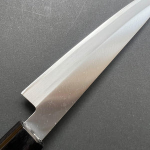 Petty knife, Aogami Super carbon steel core with stainless steel cladding, Polished finish - Miki Hamono - Kitchen Provisions