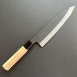 Gyuto knife, Shirogami 2 with iron cladding, Kurouchi finish - Mutsumi Hinoura - Kitchen Provisions