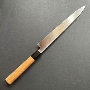 Yanagiba knife, Aogami 2, Kuoruchi Tsuchime finish - Hatsukokoro Shirasagi - Kitchen Provisions