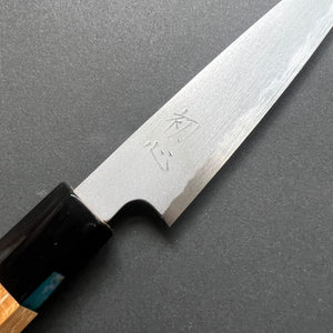 Petty knife, Shirogami 2 with iron cladding, Kasumi finish, Shirahama range - Hatsukokoro - Kitchen Provisions