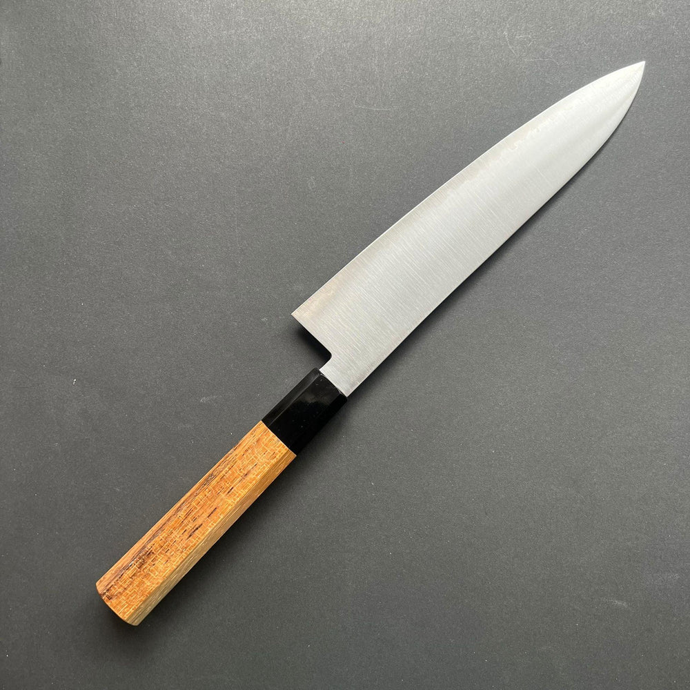 Gyuto knife, SG2 powder steel with stainless steel cladding, Polished finish, Hayabusa range - Hatsukokoro - Kitchen Provisions