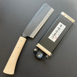 Nata, SK5 Carbon steel, Kurouchi finish, Ajikataya series - Hinoura - Kitchen Provisions