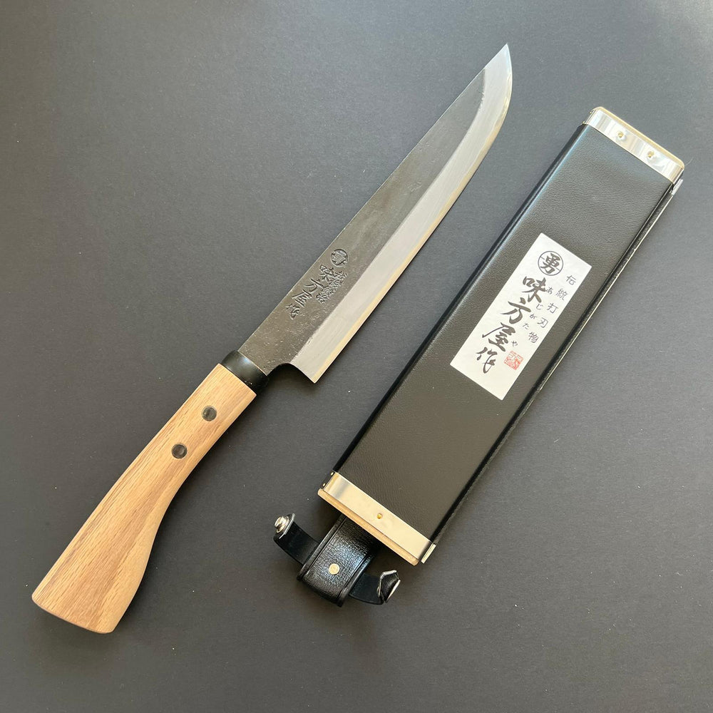 Ken Nata, SK5 Carbon steel, Kurouchi finish, Ajikataya series - Hinoura - Kitchen Provisions