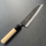 Santoku knife, Shirogami 2 with Iron cladding, Kurouchi finish - Tsukasa Hinoura - Kitchen Provisions