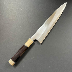 Gyuto knife, Aogami 2 with Iron Cladding, forge welded Hon-SanMai series - Naoki Mazaki - Kitchen Provisions