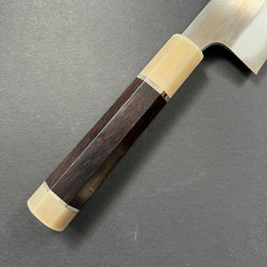 Gyuto knife, Aogami 2 with Iron Cladding, forge welded Hon-SanMai series - Naoki Mazaki - Kitchen Provisions