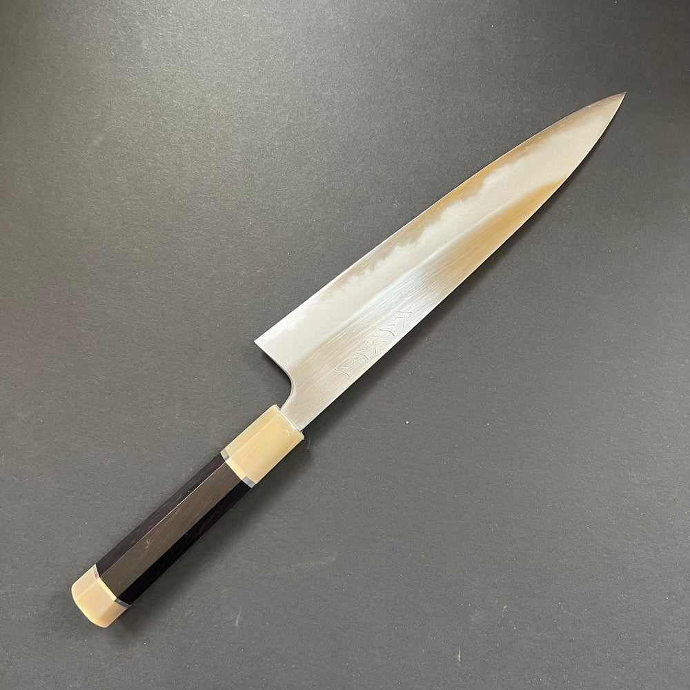 Gyuto knife, Aogami 2 with Iron Cladding, forge welded Hon-SanMai series - Naoki Mazaki - Kitchen Provisions