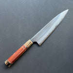 Gyuto knife, Shirogami 2 with Iron Cladding, forge welded Hon-SanMai series - Naoki Mazaki