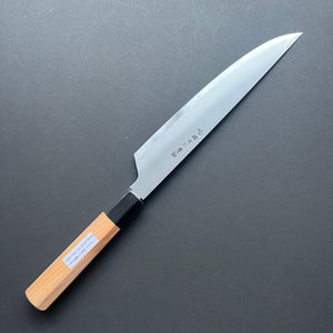 Sujihiki knife, Aogami 2 carbon steel with iron cladding, Kasumi finish, Homura series - Sakai Takayuki