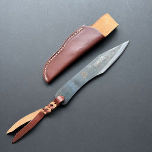 Hunting knife, Aogami 2 carbon steel, Kurouchi finish, Homura series - Sakai Takayuki