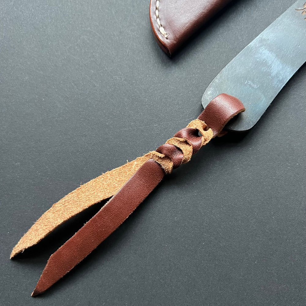 Hunting knife, Aogami 2 carbon steel, Kurouchi finish, Homura series - Sakai Takayuki