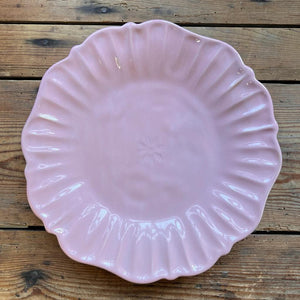 Japanese ceramics -dinner plate - light pink
