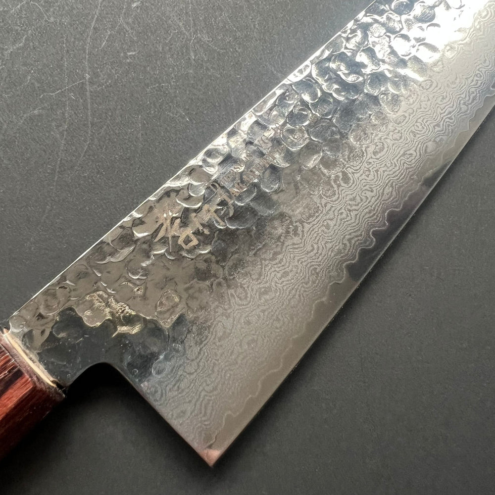 Gyuto knife, VG10 stainless steel, Damascus Tsuchime finish, Wa handle - Sakai Takayuki