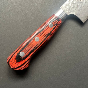 Santoku knife, VG10 stainless steel, Damascus Tsuchime finish - Sakai Takayuki