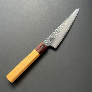 Honesuki knife, VG10 stainless steel, Damascus Tsuchime finish, Wa handle - Sakai Takayuki