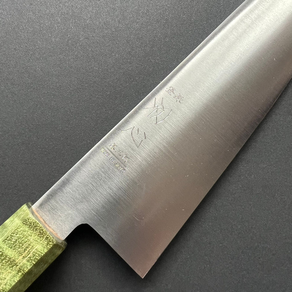 Santoku knife, Ginsan stainless steel, Polished finish, Hayabusa range - Hatsukokoro