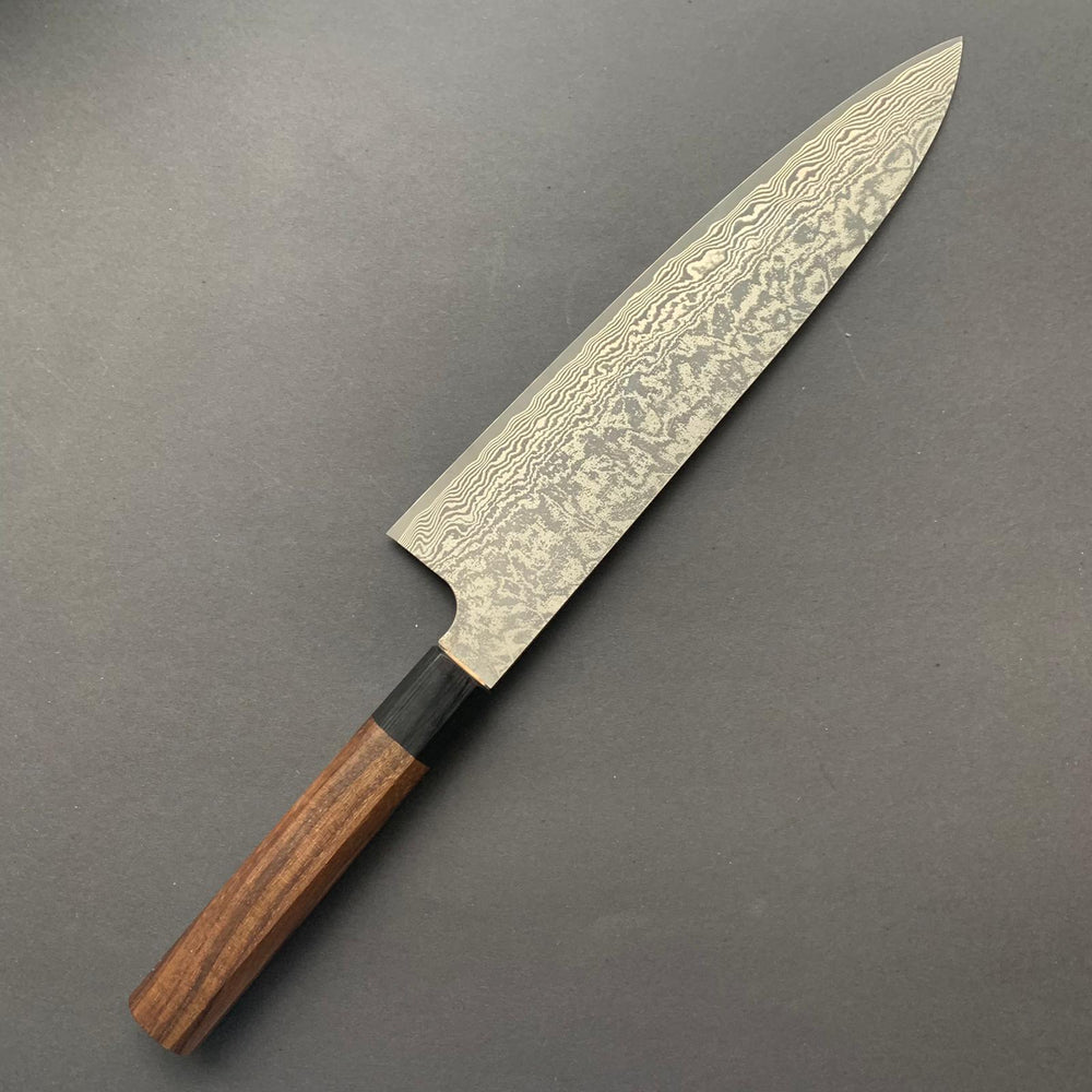 Gyuto knife, SG2 powder steel, damascus finish - Kamo - Kitchen Provisions