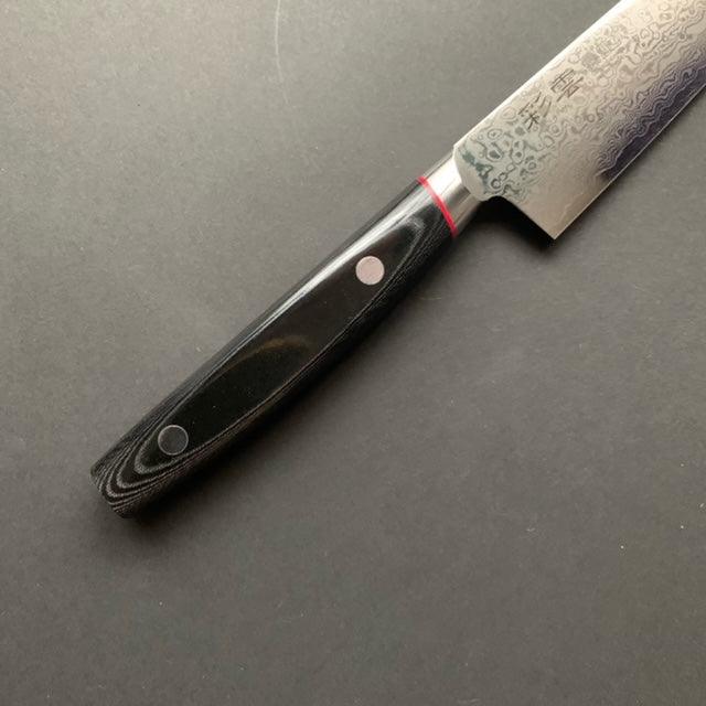 Petty knife, VG10 stainless steel, damascus finish - Kanetsugu - Kitchen Provisions