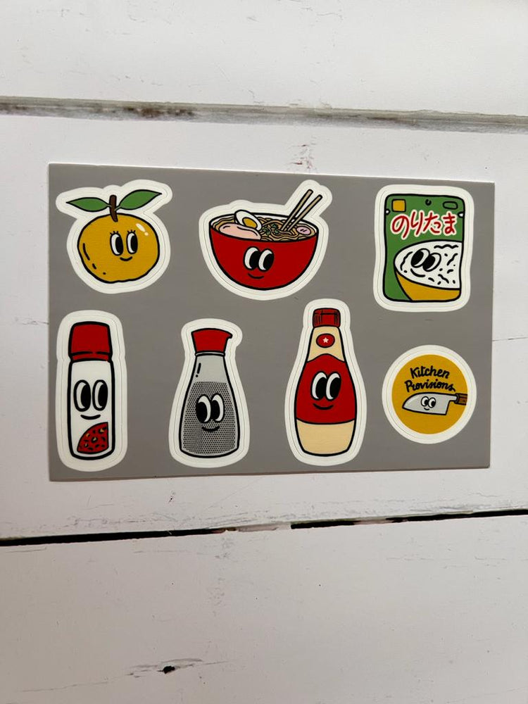 Kitchen Provisions Merch - the food stickers