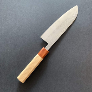 Santoku knife, SLD steel, tsuchime finish - Tadafusa - Kitchen Provisions