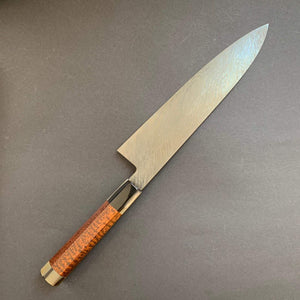 Gyuto knife, Shirogami 2/Aogami 2, damascus finish - Hashimoto Shoichi - Kitchen Provisions