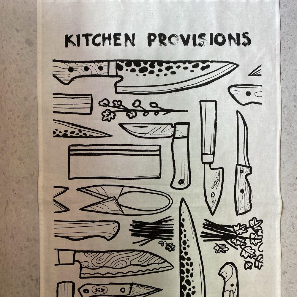
            
                Load image into Gallery viewer, Kitchen Provisions Merch - the tea towel - Kitchen Provisions
            
        
