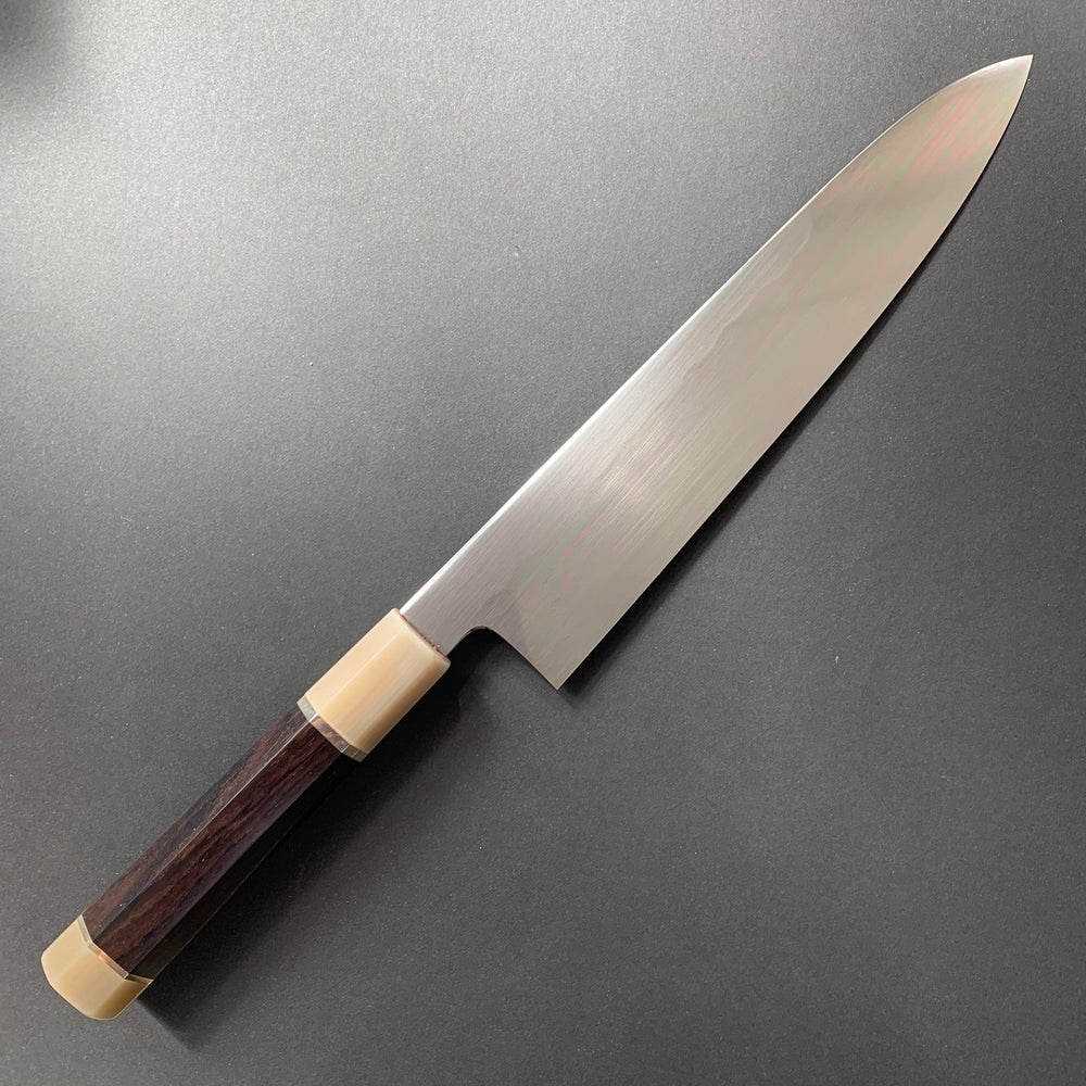 Honyaki gyuto knife, aogami 2 steel, polished finish - Nakagawa Hamono - Kitchen Provisions