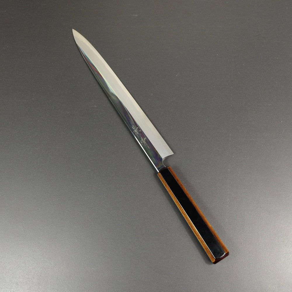 
            
                Load image into Gallery viewer, Yanagiba knife, Aogami 1 carbon steel, traditional kasumi finish - Kagekiyo - Kitchen Provisions
            
        