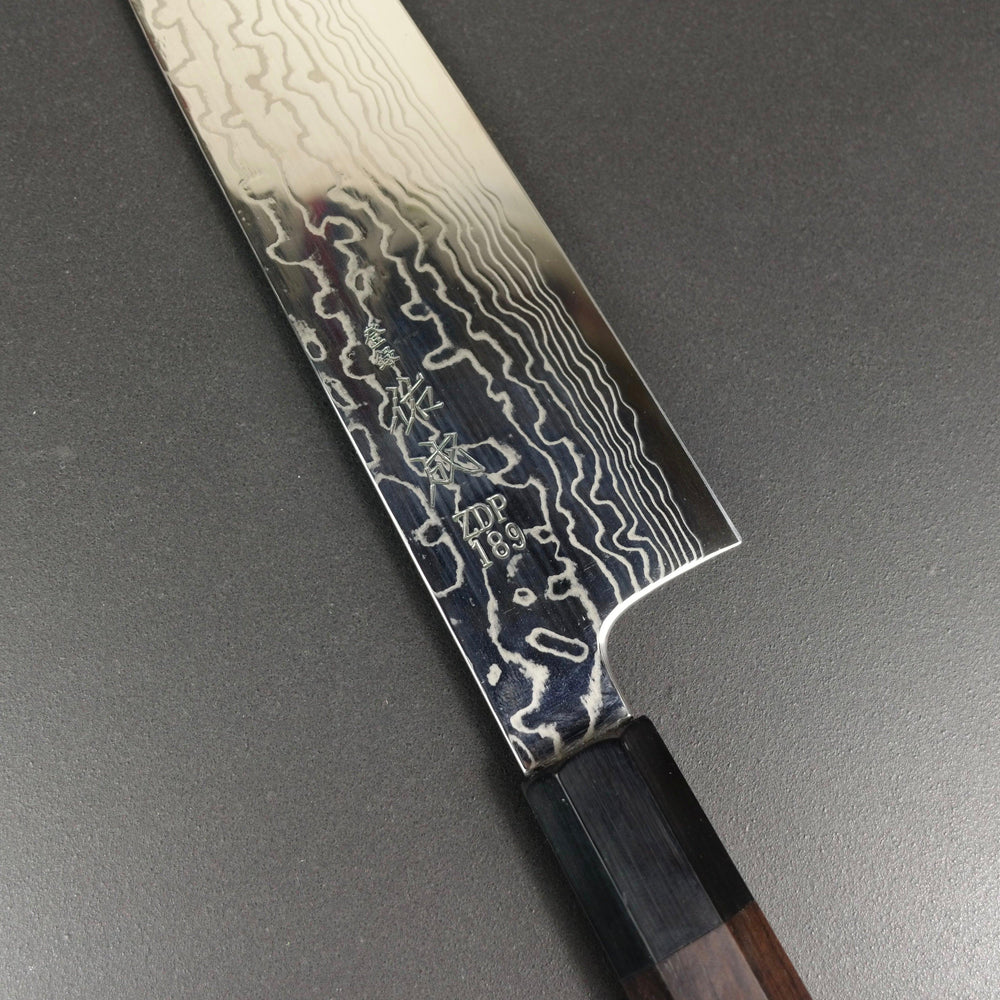 Gyuto knife, ZDP189 powder steel, damascus finish - Sukenari - Kitchen Provisions