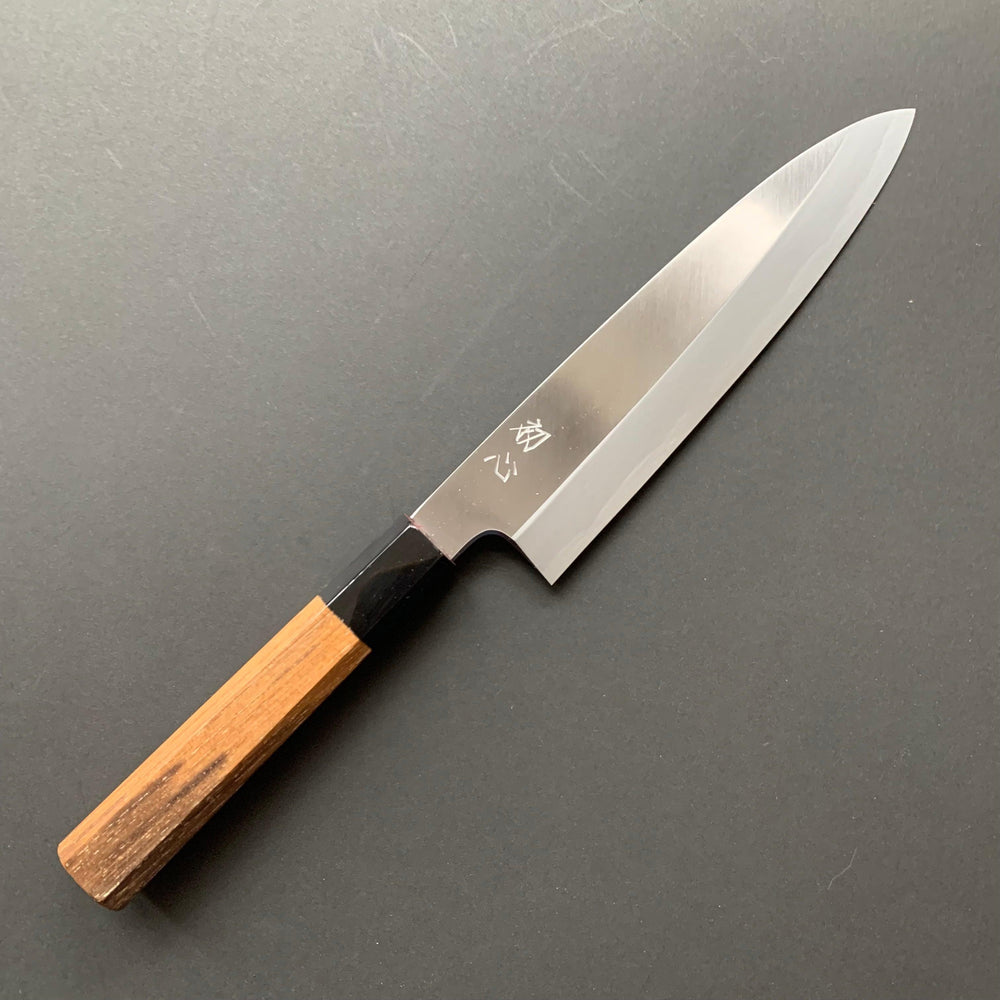 Single bevel Gyuto knife,  shirogami 2, polished finish - Hatsukokoro Shirasagi - Kitchen Provisions