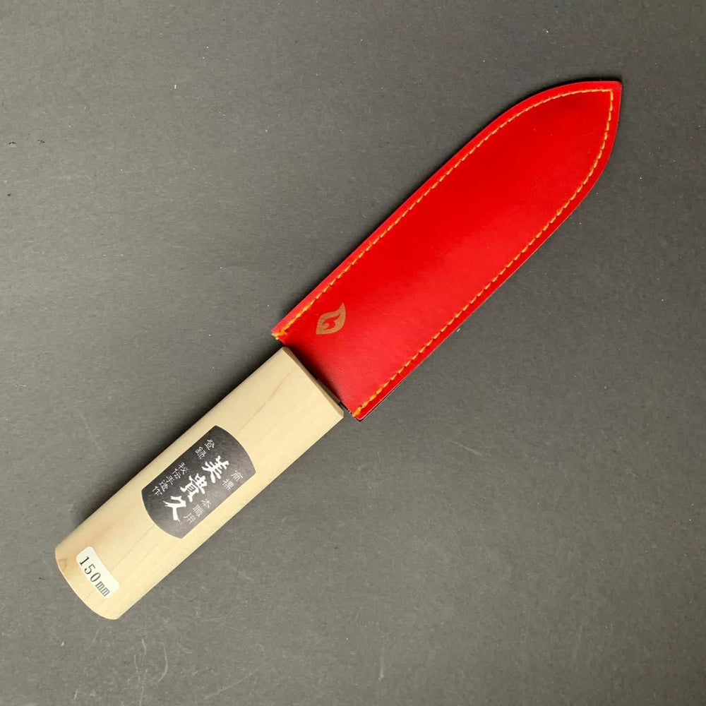 Makiri, fisherman's knife - carbon steel, kurouchi finish - Kitchen Provisions