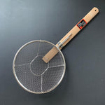 Spider - straining utensil, wooden handle - Kitchen Provisions