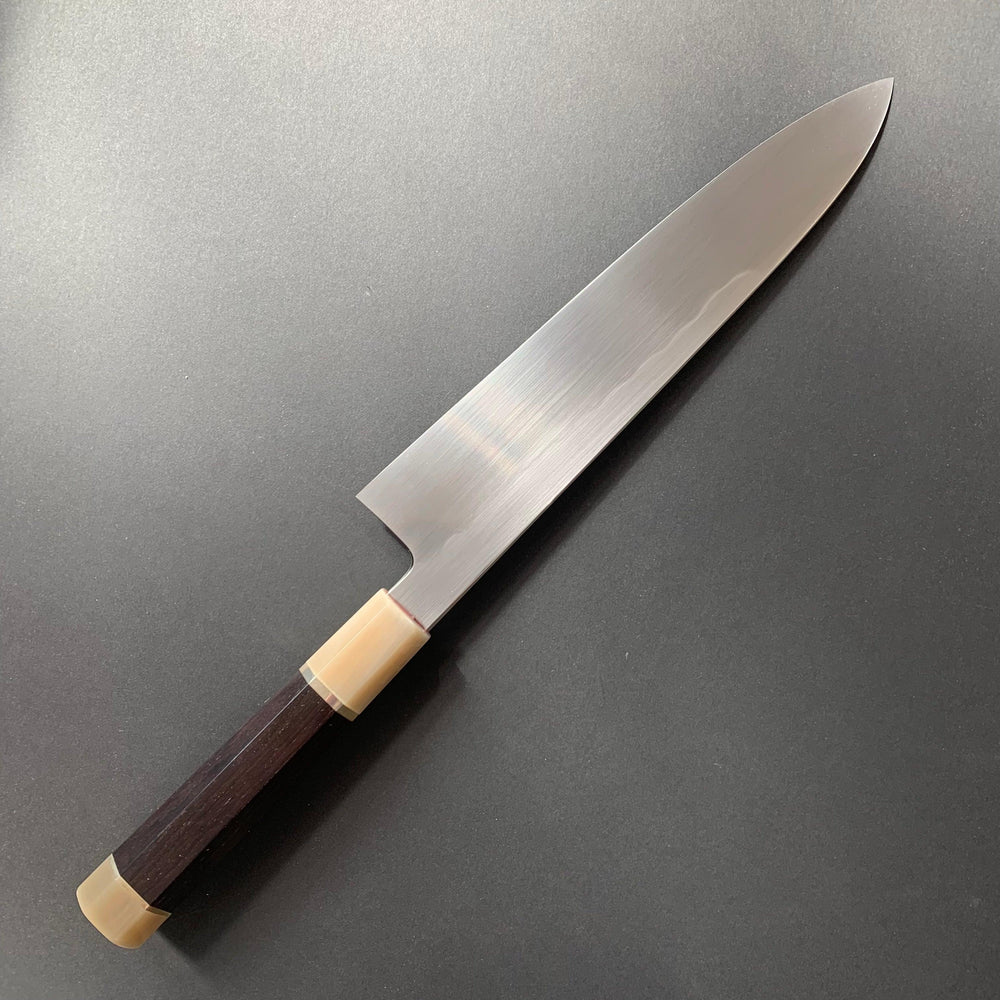 Honyaki gyuto knife, aogami 2 steel, polished finish - Nakagawa Hamono - Kitchen Provisions