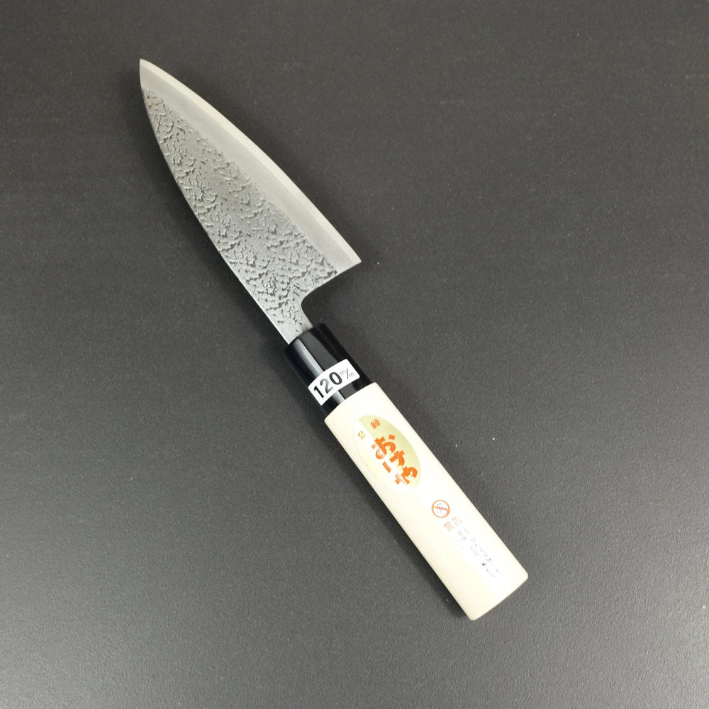 Kodeba knife, Shirogami 2 carbon steel, tsuchime finish - Okeya - Kitchen Provisions