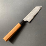 Kiritsuke Petty knife, Aogami Super with stainless steel cladding, tsuchime finish - Nigara - Kitchen Provisions