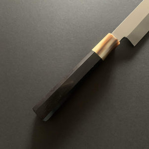 Honyaki Yanagiba knife, Shirogami 2, Mt Fuji hamon - Togashi Kenji - Kitchen Provisions
