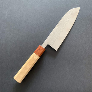 Santoku knife, SLD steel, tsuchime finish - Tadafusa - Kitchen Provisions